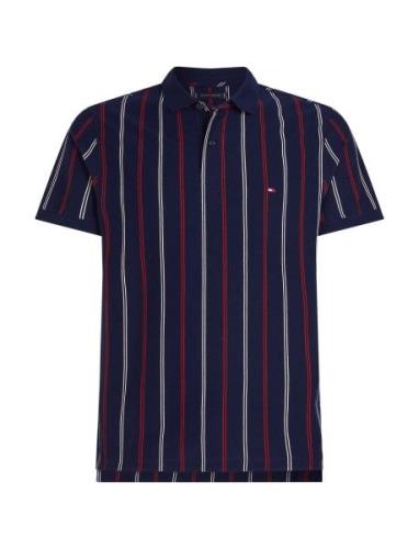 Vertical Stripe Reg Polo Tommy Hilfiger Navy