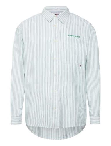 Tjm Stripe Classics Shirt Ext Tommy Jeans Green