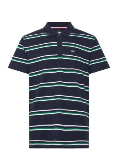 Tjm Reg Essential Stripe Polo Tommy Jeans Navy