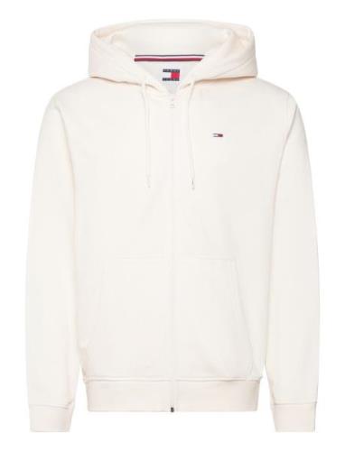 Tjm Reg S Flag Zip Thru Tommy Jeans White