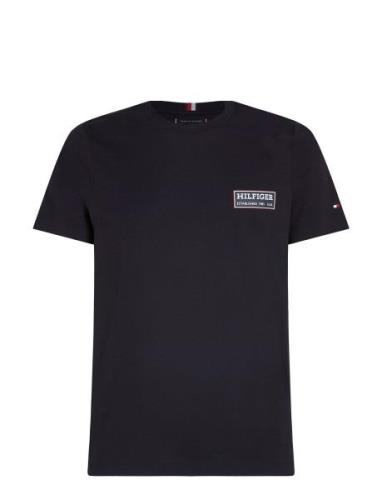 Printed Badge Tee Tommy Hilfiger Navy