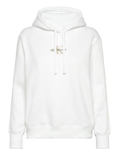 Monologo Regular Hoodie Calvin Klein Jeans White