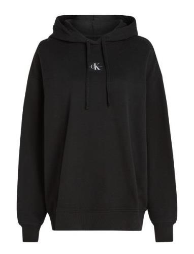 Woven Label Over D Hoodie Calvin Klein Jeans Black