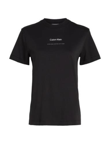 Multi Logo Regular T-Shirt Calvin Klein Black