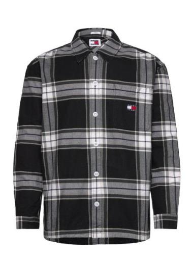 Tjm Bold Check Overshirt Ext Tommy Jeans Black