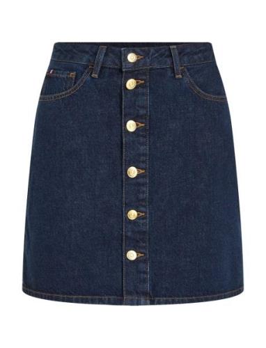 Dnm Mini Skirt Hw Cler Tommy Hilfiger Blue