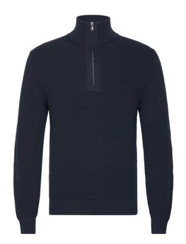 Alex Half Zip Knitted Sweater J. Lindeberg Navy