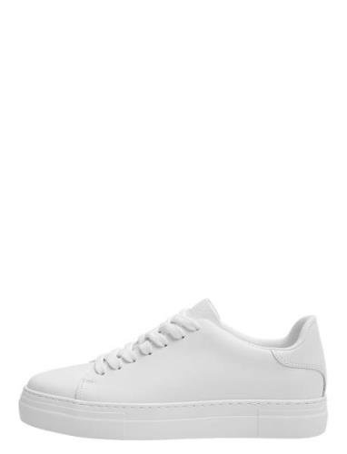 Slhdavid Chunky Leather Sneaker Noos Selected Homme White