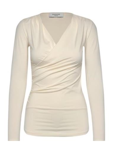 Rwsbillie Ls V-Neck Rosemunde Cream