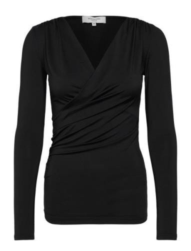 Rwsbillie Ls V-Neck Rosemunde Black