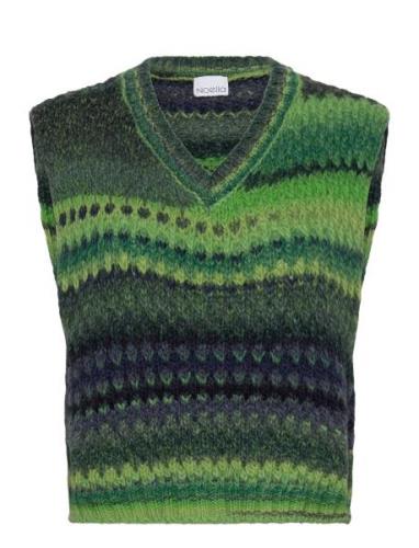 Gio Knit Vest Noella Green