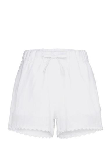 Kyle Wavy Linen Shorts Ella&il White