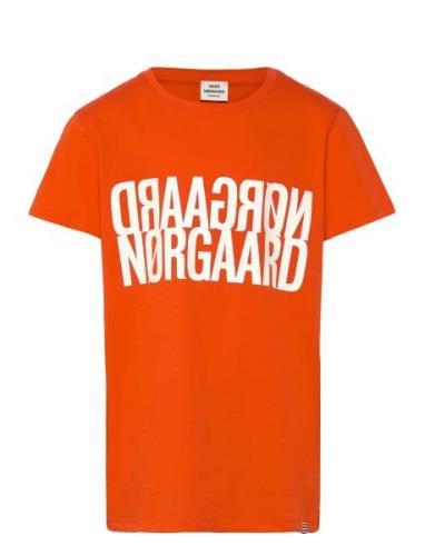 Single Organic Tuvina Tee Mads Nørgaard Orange