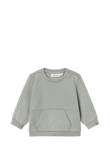 Nbmnalf Folo Ls Loose Sweat Lil Lil'Atelier Green