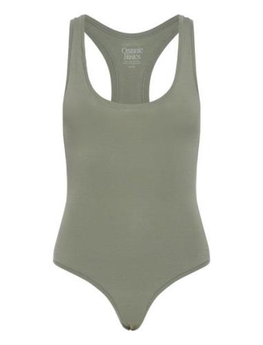 Flex Bodysuit Organic Basics Green