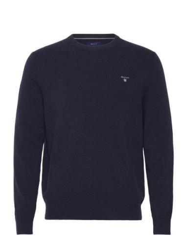 Extrafine Lambswool C-Neck O/S GANT Navy