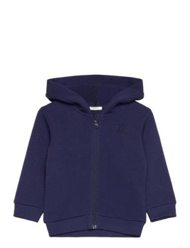 Jacket W/Hood L/S United Colors Of Benetton Navy