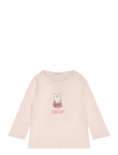 T-Shirt L/S United Colors Of Benetton Pink