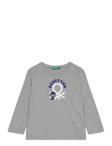 T-Shirt L/S United Colors Of Benetton Grey