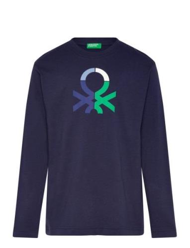 T-Shirt L/S United Colors Of Benetton Navy