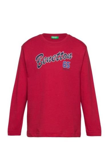 T-Shirt L/S United Colors Of Benetton Red