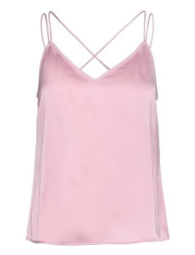 D6Obu Satin Singlet Dante6 Pink