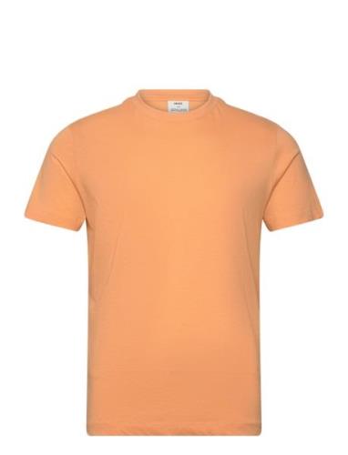 Slim-Fit Cotton T-Shirt Mango Orange