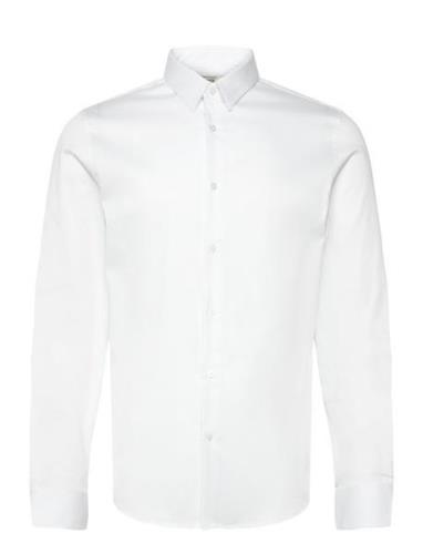 Super Slim-Fit Poplin Suit Shirt Mango White