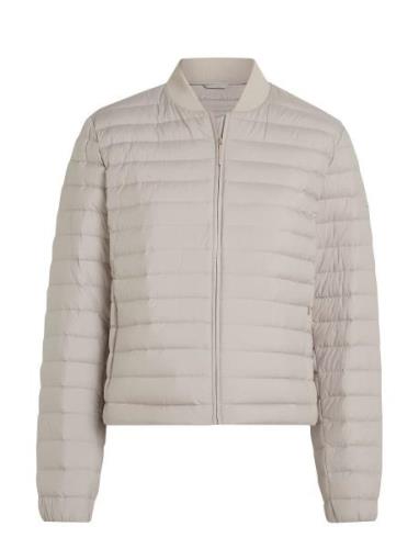 Packable Super Lw Padded Bomber Calvin Klein Beige