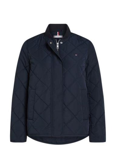 Lw Quilted Bomber Jacket Tommy Hilfiger Navy