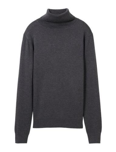 Knit Basic Turtleneck Tom Tailor Grey