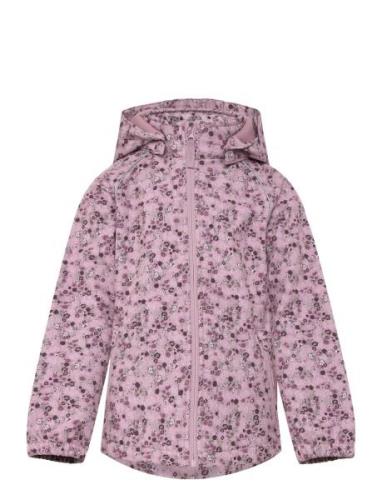 Nkfalfa08 Softshell Jacket Flower1 Fo Name It Pink