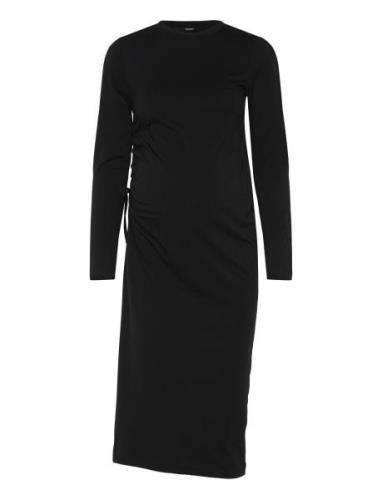 Vmmphine Ls Calf Dress Jrs New Vero Moda Maternity Black