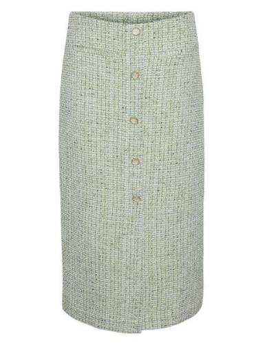 Yasasara Hmw Midi Skirt YAS Green