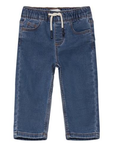 Drawstring Waist Jeans Mango Blue