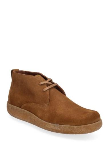 Biaasher Desert Boot Suede Bianco Brown