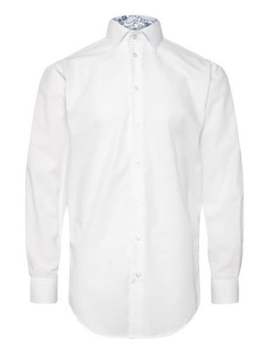 Poplin W. Paisley Contrast Bosweel Shirts Est. 1937 White