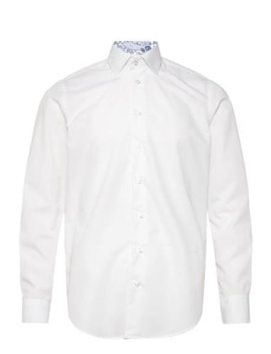 Poplin W. Paisley Contrast Bosweel Shirts Est. 1937 White