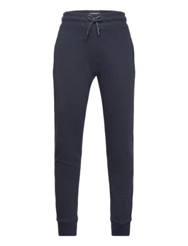 Cotton Jogger-Style Trousers Mango Navy