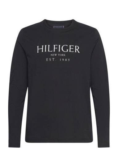 Big Hilfiger Ls Tee Tommy Hilfiger Black