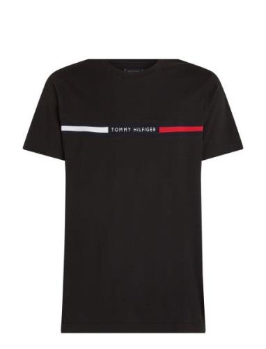 Hilfiger Chest Insert Tee Tommy Hilfiger Black