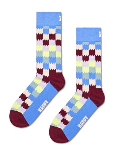 Dizzy Check Sock Happy Socks Blue