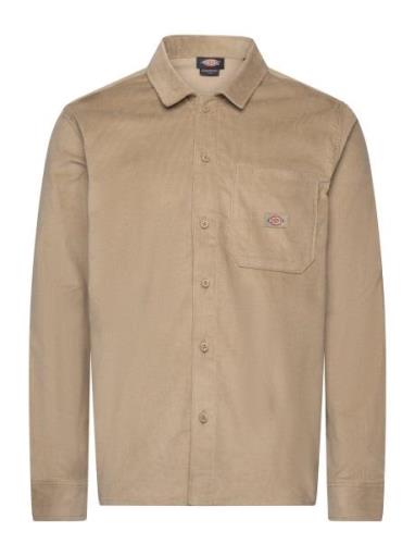 Corduroy Shirt Ls Dickies Beige