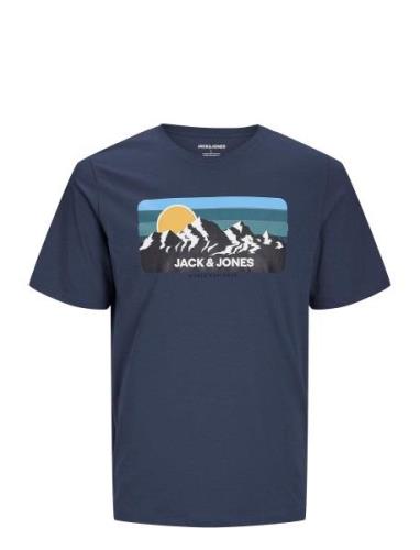 Jjpeak Tee Ss Crew Neck Jnr Jack & J S Navy