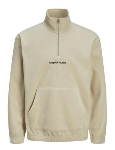 Jorvesterbro Fleece Quarter Zip Noos Jack & J S Beige