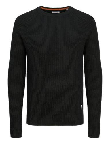 Jjpannel Knit Crew Neck Aw24 Jack & J S Black