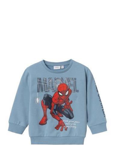 Nmmasist Spider Nreg Sweat Bru Mar Name It Blue