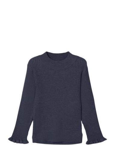 Nmfvianna Ls Slim Knit Name It Navy