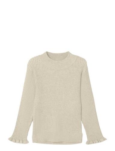 Nmfvianna Ls Slim Knit Name It Beige