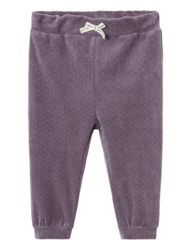 Nmfnew Nreg Vel Pant Name It Purple